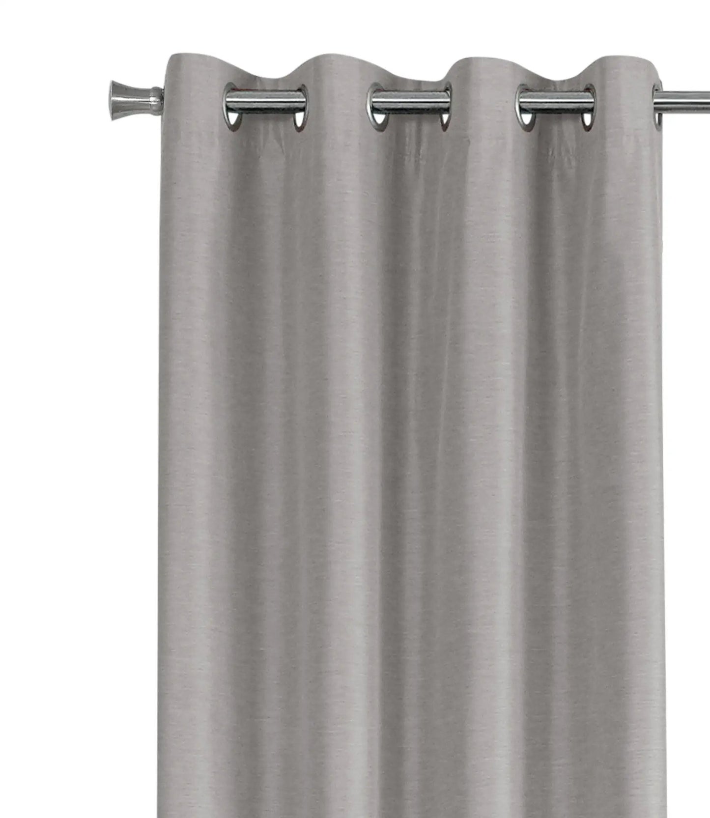 2-piece curtain set, room-darkening, gray fabric with grommet top, contemporary modern on Tampa Home & Garden Store