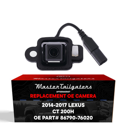 Lexus CT 200h backup camera replacement by Master Tailgaters, black housing 86790-76020 on Tampa Home & Garden Store