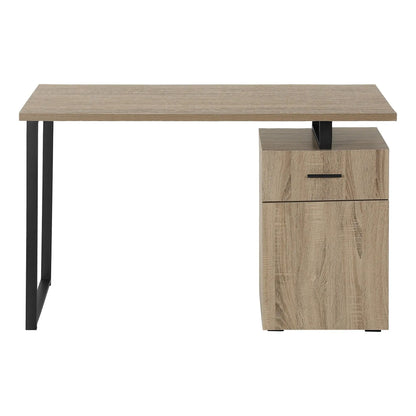 Computer Desk With Left and Right Setup Storage