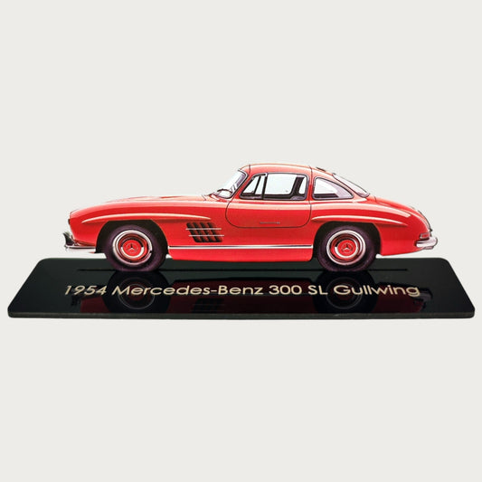 1954 Mercedes-Benz 300 SL Gullwing (2) Metal Car Wall Art, Color 2D Diecast Car Decor, Silhouette Metal Wall Art, Gift For Car Lovers, Detailed Color Metal Car - Tampa Home & Garden Store