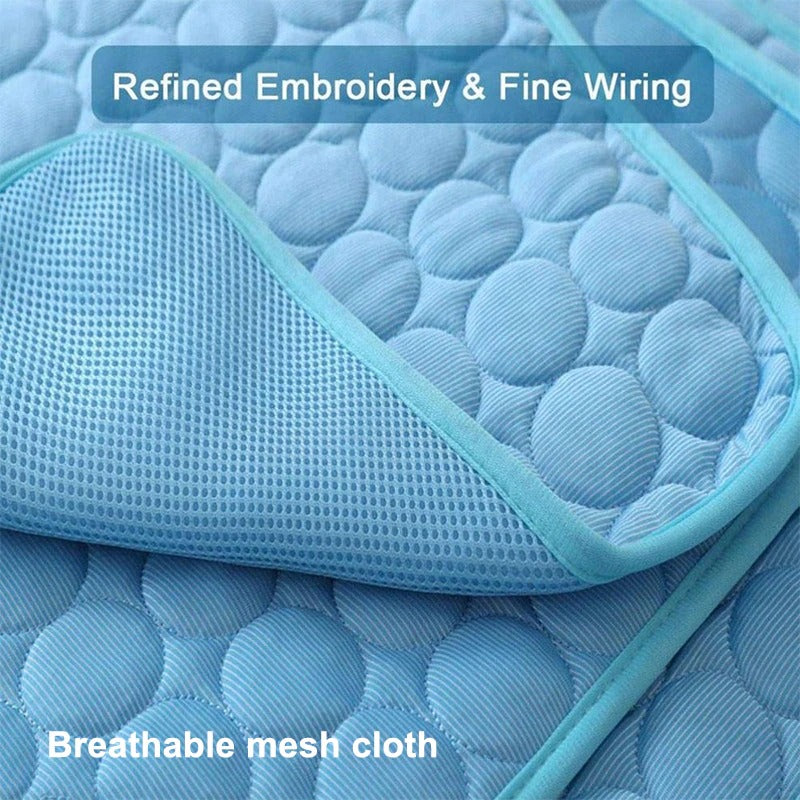 Dog cooling mat blue with breathable mesh cloth for indoor/outdoor use Sell My Stuff on Tampa Home & Garden Store
