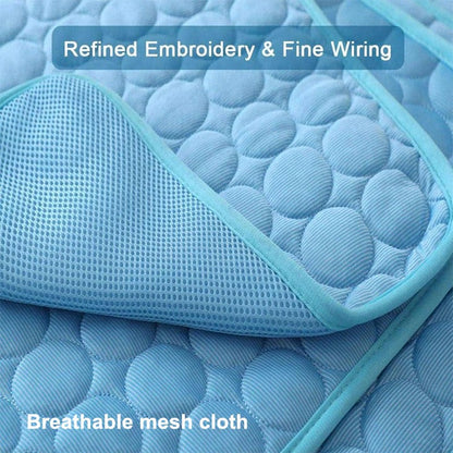 Dog cooling mat blue with breathable mesh cloth for indoor/outdoor use Sell My Stuff on Tampa Home & Garden Store