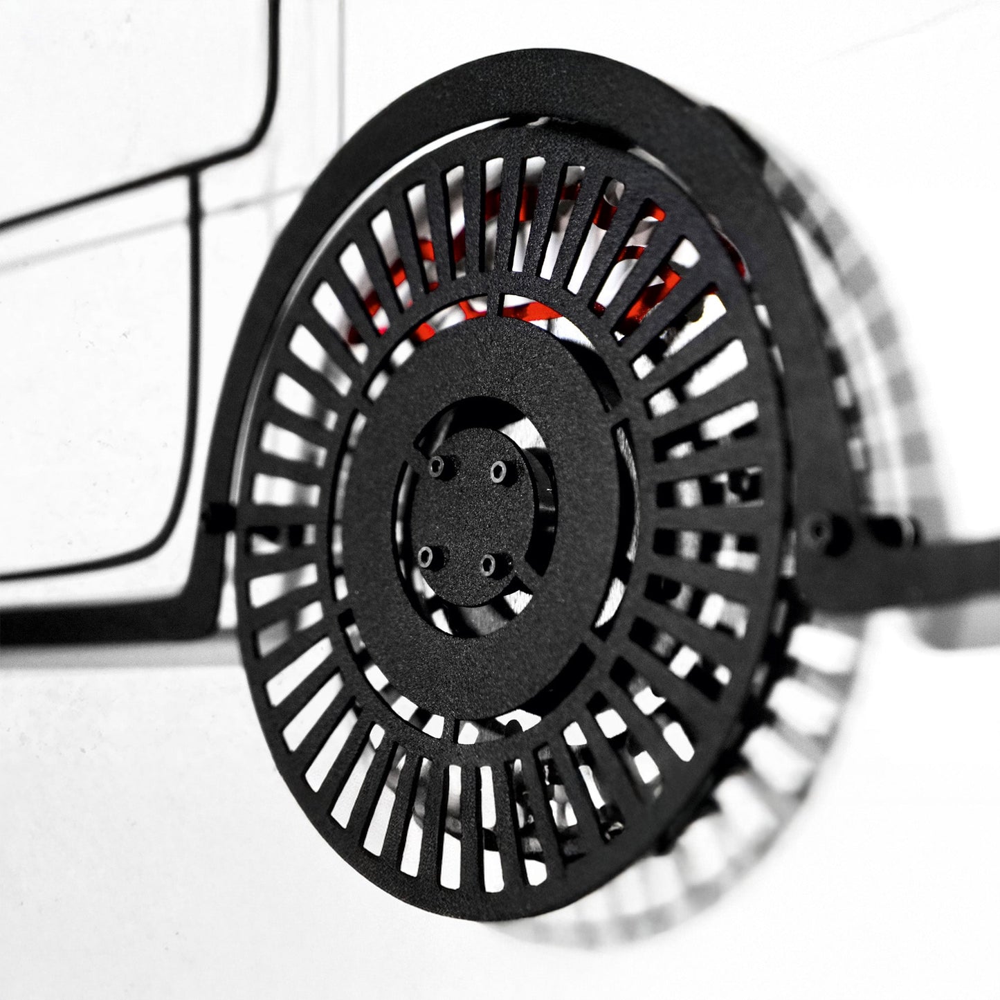 1957 Ford Thunderbird Wall Art – Classic Convertible Steel Silhouette-KAFMEKA027 - Tampa Home & Garden Store