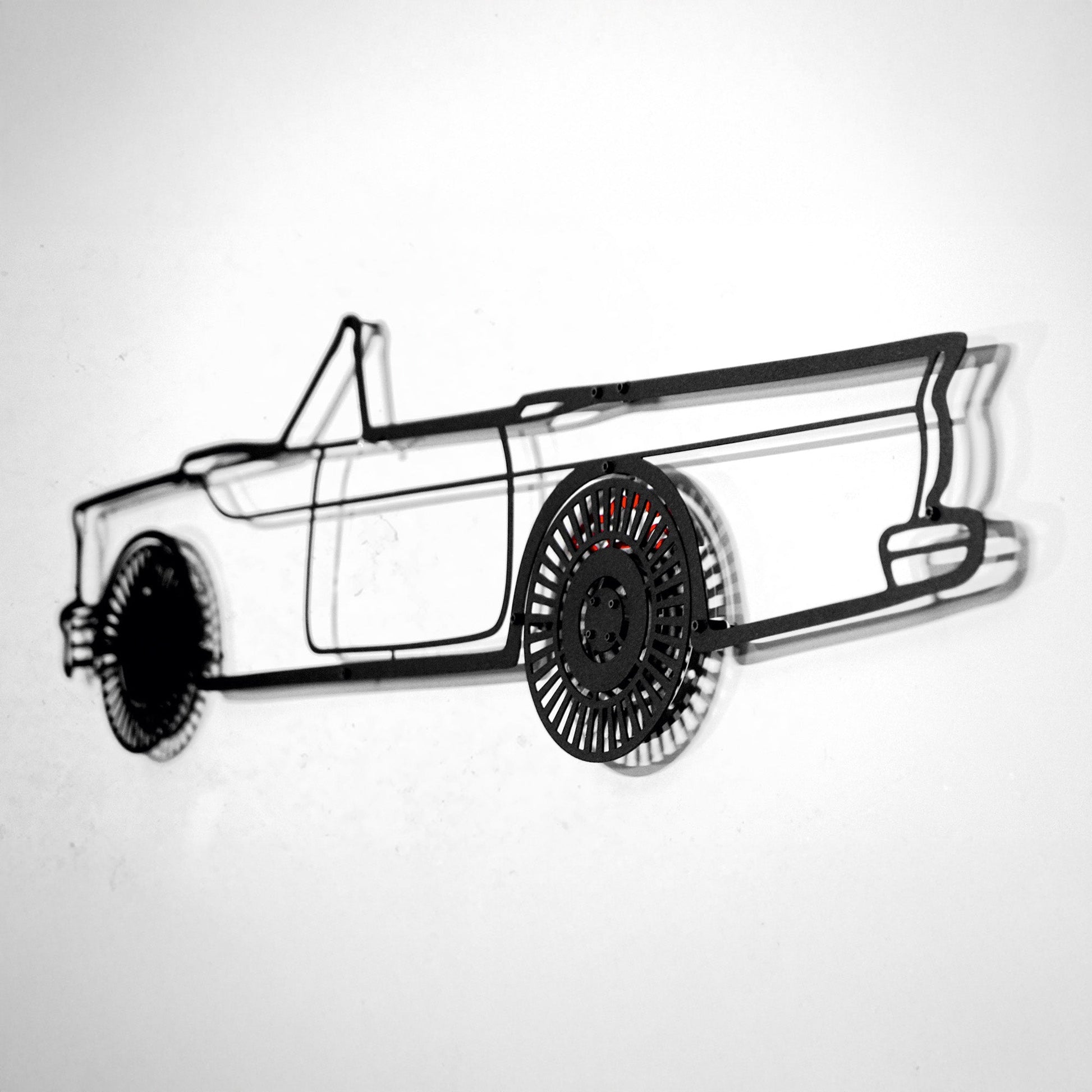 1957 Ford Thunderbird Wall Art – Classic Convertible Steel Silhouette-KAFMEKA027 - Tampa Home & Garden Store