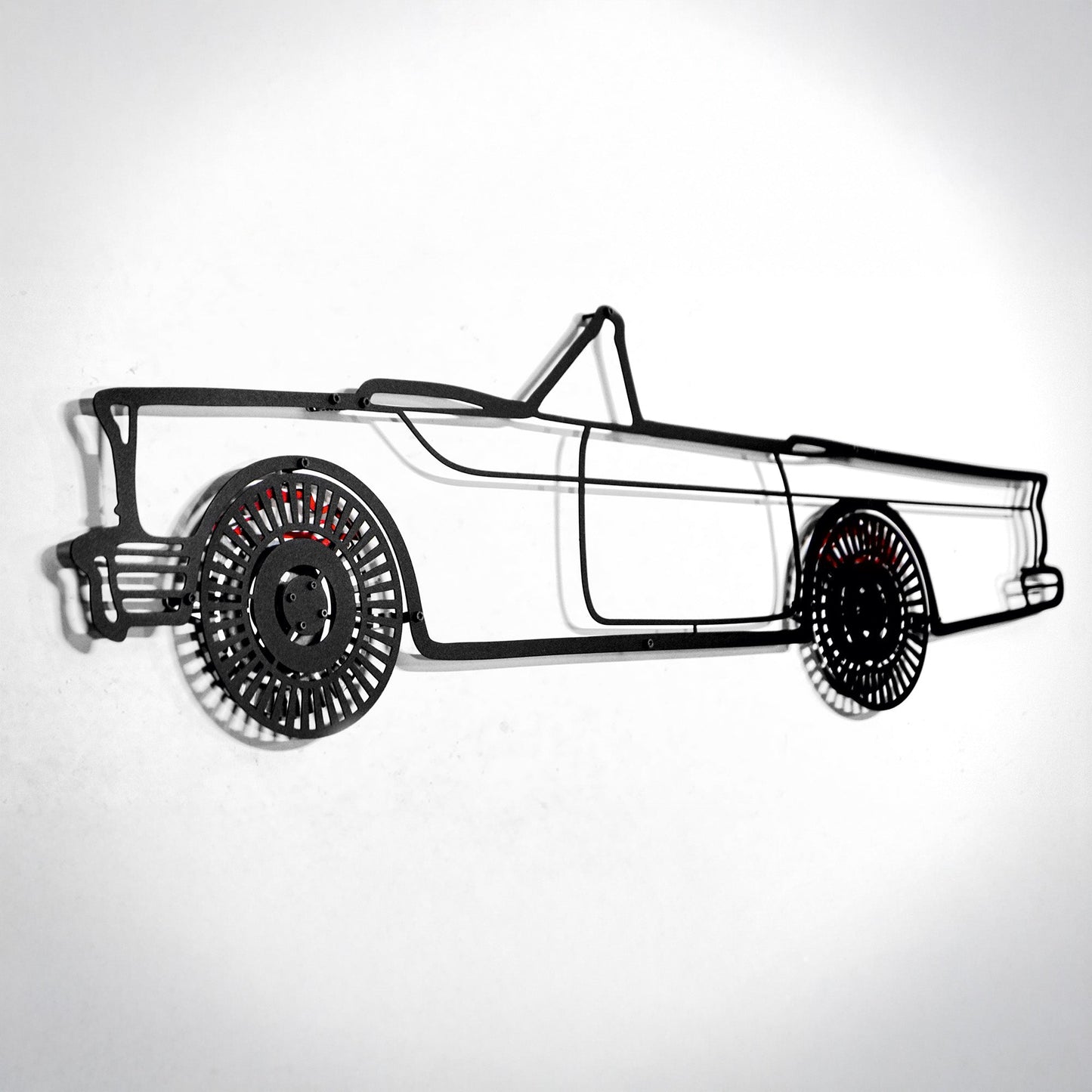 1957 Ford Thunderbird Wall Art – Classic Convertible Steel Silhouette-KAFMEKA027 - Tampa Home & Garden Store