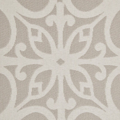 Tight Back Club Chair beige upholstery close-up with floral motif HouseOfZazla on Tampa Home & Garden Store