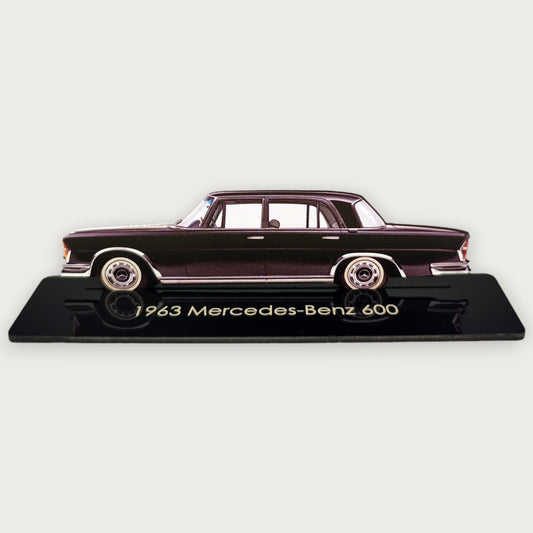 1963 Mercedes-Benz 600 (1) Metal Car Wall Art, Color 2D Diecast Car Decor, Silhouette Metal Wall Art, Gift For Car Lovers, Detailed Color Metal Car - Tampa Home & Garden Store