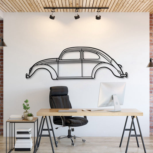 Decoración de pared metálica Escarabajo de 1963 - MT0067