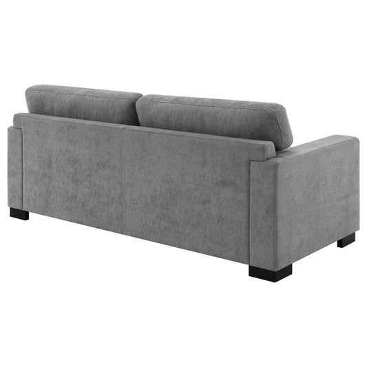The Gray Queen Sleeper Sofa With Wood Frame