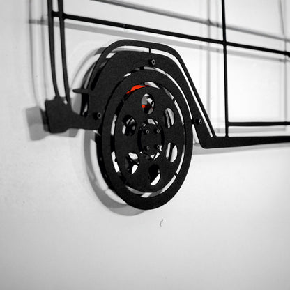 1972 Ford Bronco Wall Art – Classic 4x4 Steel Silhouette with Spinning Wheels-KAFMEKA026 - Tampa Home & Garden Store