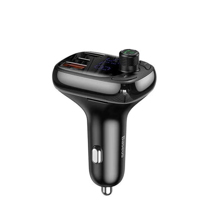 Car charger black glossy multiport hub with LED display and rotating dial FLIPSTYLEZLLC on Tampa Home & Garden Store