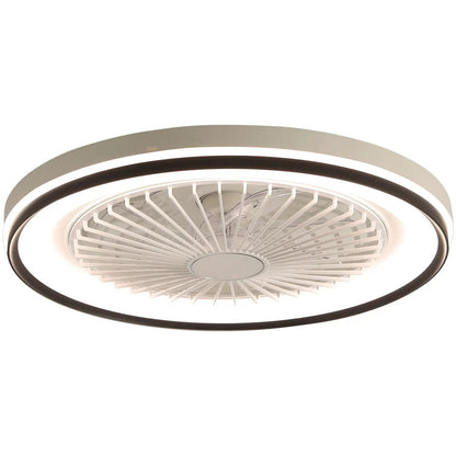 RGB Dimmable LED Enclosed Ceiling Fan with Remote