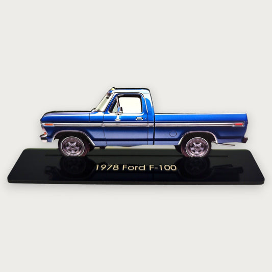 1978 Ford F-100 (2) Metal Car Wall Art, Color 2D Diecast Car Decor, Silhouette Metal Wall Art, Gift For Car Lovers, Detailed Color Metal Car - Tampa Home & Garden Store