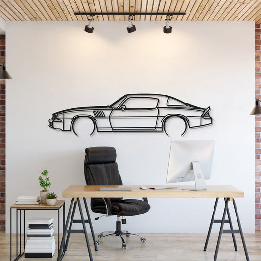 1978 Camaro Z28 Detallado Arte de Pared Metálico para Coche - MT0180