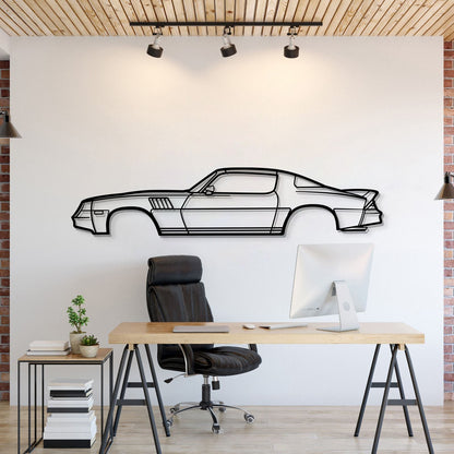 1978 Camaro Z28 Metal Car Wall Art - MT0181