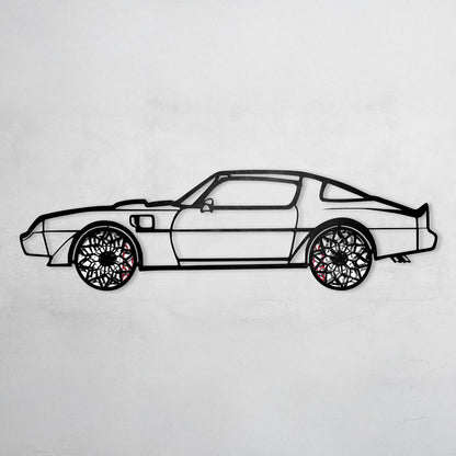1979 Pontiac Trans Am Metal Wall Art – Spinning Wheel Edition-KAFMEKA001 - Tampa Home & Garden Store