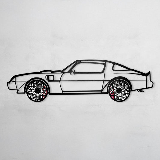 1979 Pontiac Trans Am Metal Wall Art – Spinning Wheel Edition-KAFMEKA001 - Tampa Home & Garden Store