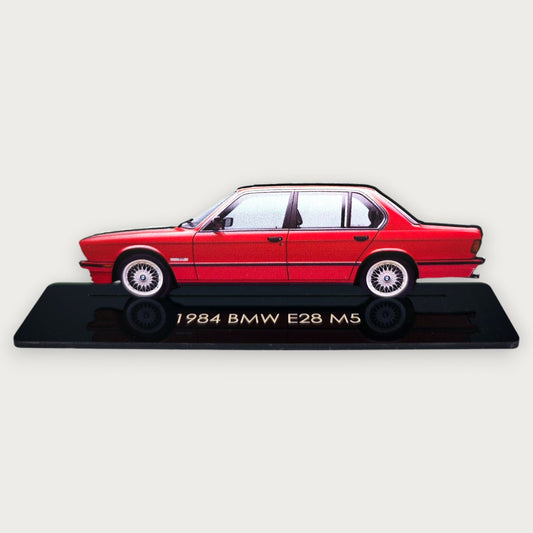 1984 BMW E28 M5 (2) Metal Car Wall Art, Color 2D Diecast Car Decor, Silhouette Metal Wall Art, Gift For Car Lovers, Detailed Color Metal Car - Tampa Home & Garden Store