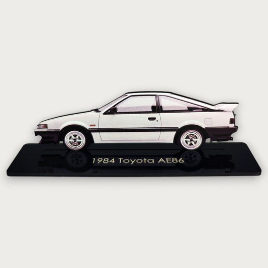 1984 Toyota AE86 (2) Metal Car Wall Art, Color 2D Diecast Car Decor, Silhouette Metal Wall Art, Gift For Car Lovers, Detailed Color Metal Car - Tampa Home & Garden Store