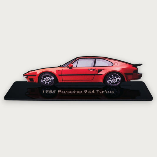 1985 Porsche 944 Turbo (1) Metal Car Wall Art, Color 2D Diecast Car Decor, Silhouette Metal Wall Art, Gift For Car Lovers, Detailed Color Metal Car - Tampa Home & Garden Store