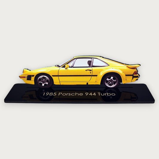 1985 Porsche 944 Turbo (2) Metal Car Wall Art, Color 2D Diecast Car Decor, Silhouette Metal Wall Art, Gift For Car Lovers, Detailed Color Metal Car - Tampa Home & Garden Store