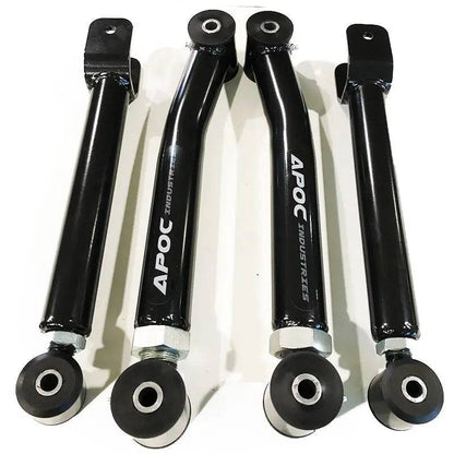 Front adjustable control arms set, black Apoc Industries, for 1986-2001 Jeep Cherokee XJ (4 pcs) on Tampa Home & Garden Store