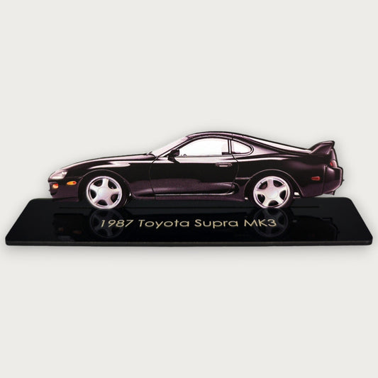 1987 Toyota Supra MK3 (1) Metal Car Wall Art, Color 2D Diecast Car Decor, Silhouette Metal Wall Art, Gift For Car Lovers, Detailed Color Metal Car - Tampa Home & Garden Store