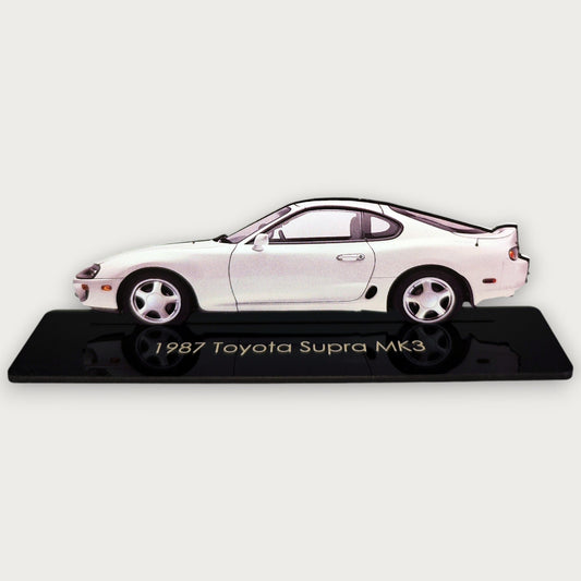 1987 Toyota Supra MK3 (2) Metal Car Wall Art, Color 2D Diecast Car Decor, Silhouette Metal Wall Art, Gift For Car Lovers, Detailed Color Metal Car - Tampa Home & Garden Store
