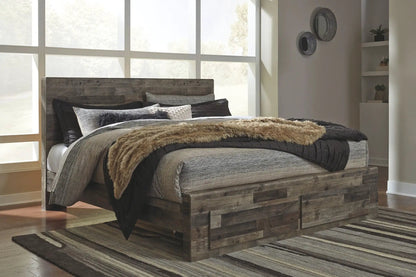 Derekson Panel Bedroom Set with Butcher Block