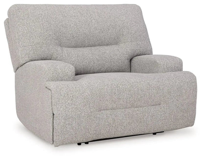 Acklen Place Power Reclining Sectional Pewter