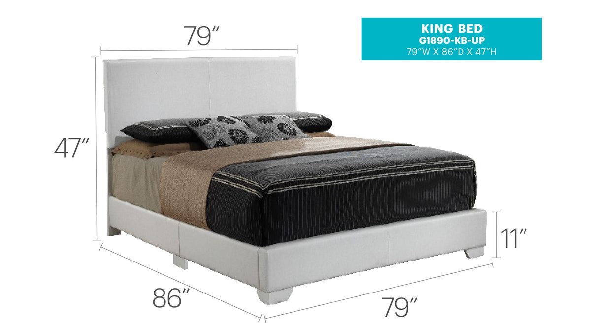 Glory Aaron Queen Platform Bed for a Bedroom