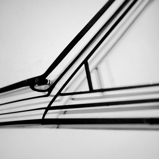 1990 Mercedes-Benz 500 SEC Wall Art – Steel Silhouette with Spinning Wheels-KAFMEKA032 - Tampa Home & Garden Store