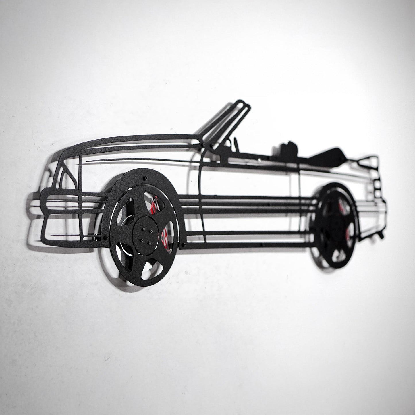 1993 Mustang GT Convertible Wall Art – Steel & Spinning Wheels-KAFMEKA002 - Tampa Home & Garden Store