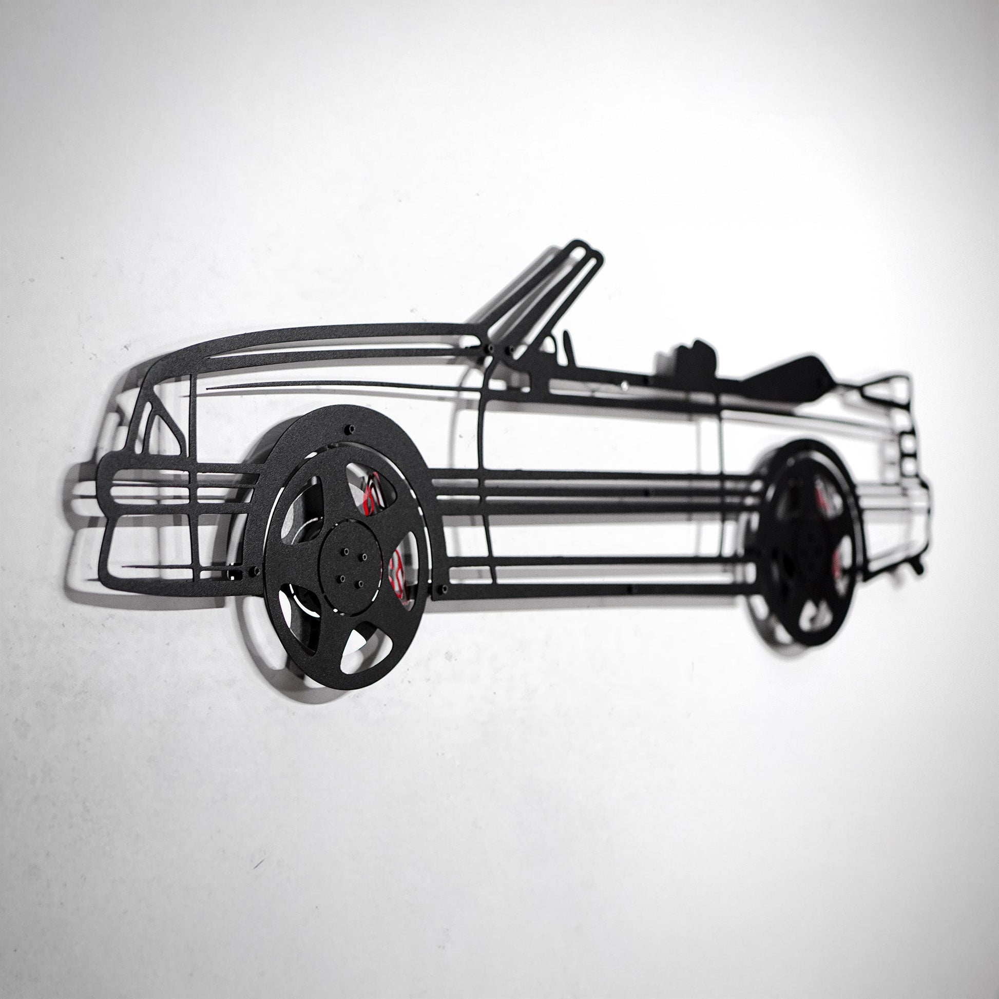 1993 Mustang GT Convertible Wall Art – Steel & Spinning Wheels-KAFMEKA002 - Tampa Home & Garden Store