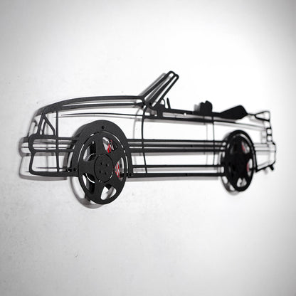1993 Mustang GT Convertible Wall Art – Steel & Spinning Wheels-KAFMEKA002 - Tampa Home & Garden Store