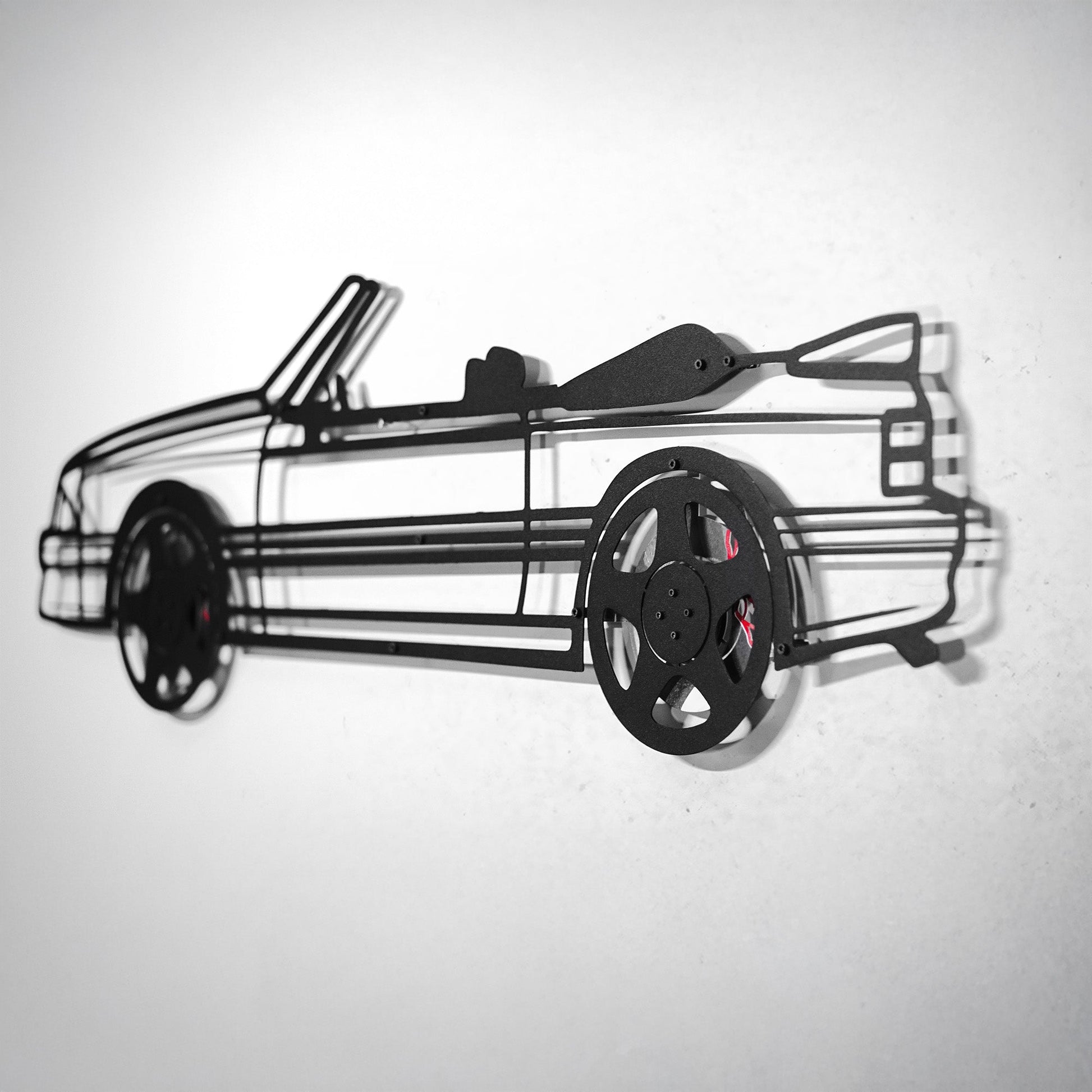 1993 Mustang GT Convertible Wall Art – Steel & Spinning Wheels-KAFMEKA002 - Tampa Home & Garden Store