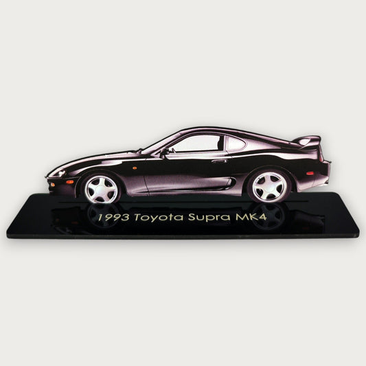 1993 Toyota Supra MK4 (1) Metal Car Wall Art, Color 2D Diecast Car Decor, Silhouette Metal Wall Art, Gift For Car Lovers, Detailed Color Metal Car - Tampa Home & Garden Store