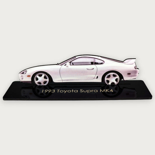 1993 Toyota Supra MK4 (2) Metal Car Wall Art, Color 2D Diecast Car Decor, Silhouette Metal Wall Art, Gift For Car Lovers, Detailed Color Metal Car - Tampa Home & Garden Store