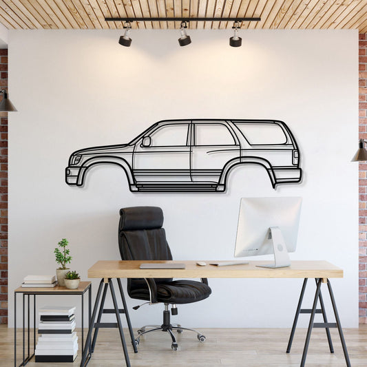 1996 4Runner 3.ª generación (N180) Arte metálico de pared para coche - MT0257