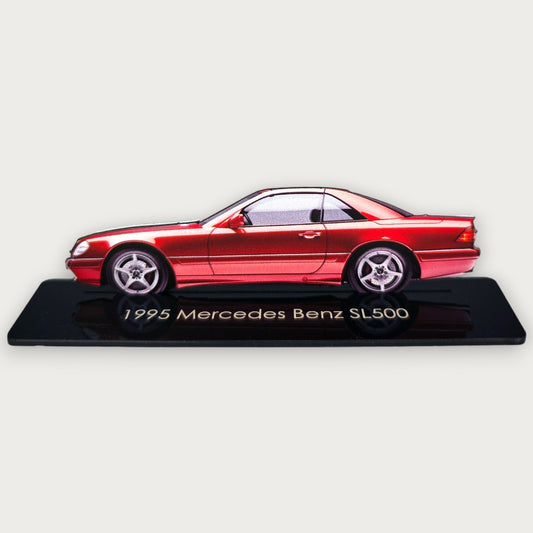 1995 Mercedes Benz SL500 (2) Metal Car Wall Art, Color 2D Diecast Car Decor, Silhouette Metal Wall Art, Gift For Car Lovers, Detailed Color Metal Car - Tampa Home & Garden Store
