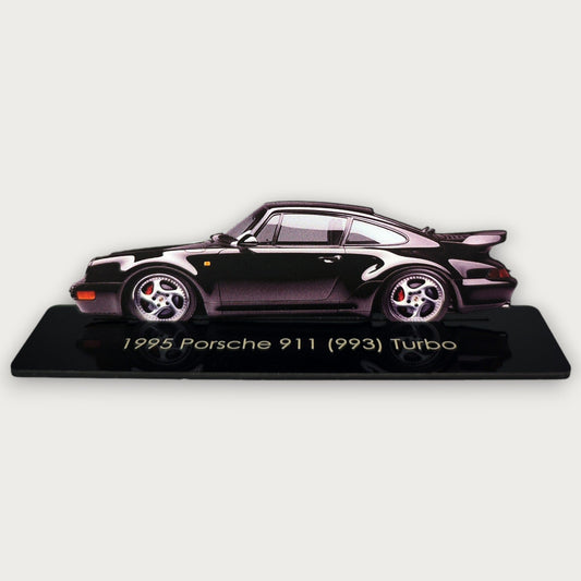 1995 Porsche 911 (993) Turbo (1) Metal Car Wall Art, Color 2D Diecast Car Decor, Silhouette Metal Wall Art, Gift For Car Lovers, Detailed Color Metal Car - Tampa Home & Garden Store