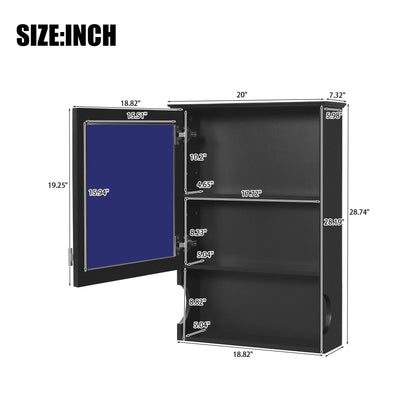 Wall Mounted Bathroom Cabinet with Mirror Hinges