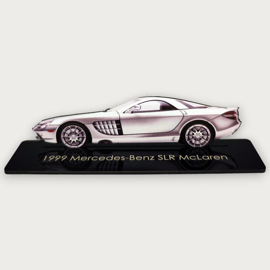 1999 Mercedes-Benz SLR McLaren (1) Metal Car Wall Art, Color 2D Diecast Car Decor, Silhouette Metal Wall Art, Gift For Car Lovers, Detailed Color Metal Car - Tampa Home & Garden Store