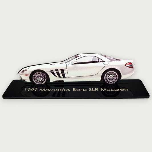 1999 Mercedes-Benz SLR McLaren (2) Metal Car Wall Art, Color 2D Diecast Car Decor, Silhouette Metal Wall Art, Gift For Car Lovers, Detailed Color Metal Car - Tampa Home & Garden Store