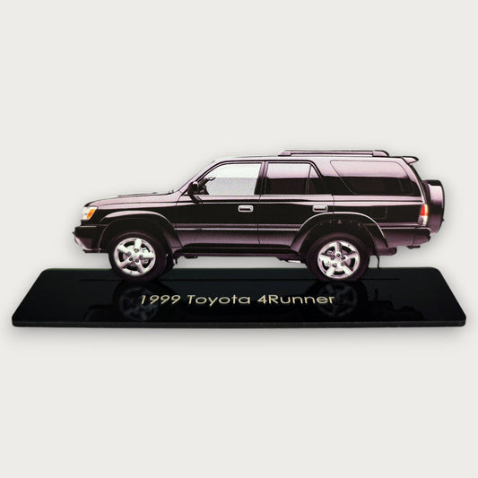 1999 Toyota 4Runner (1) Metal Car Wall Art, Color 2D Diecast Car Decor, Silhouette Metal Wall Art, Gift For Car Lovers, Detailed Color Metal Car - Tampa Home & Garden Store