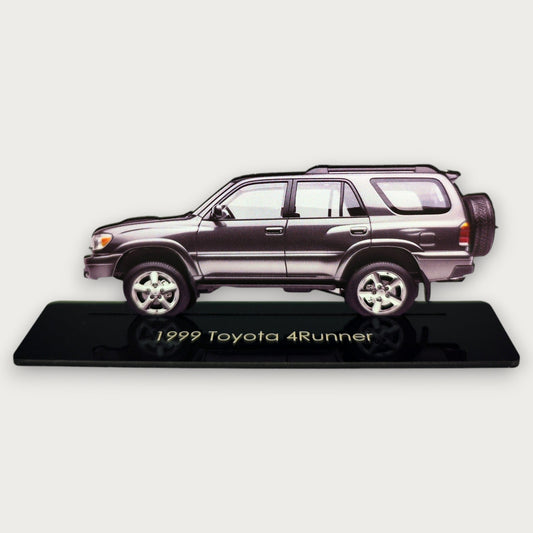 1999 Toyota 4Runner (2) Metal Car Wall Art, Color 2D Diecast Car Decor, Silhouette Metal Wall Art, Gift For Car Lovers, Detailed Color Metal Car - Tampa Home & Garden Store