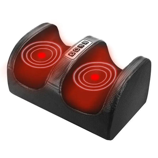 Shiatsu Foot Massager black massager with dual red LED rollers VIP Digital Presence on Tampa Home & Garden Store