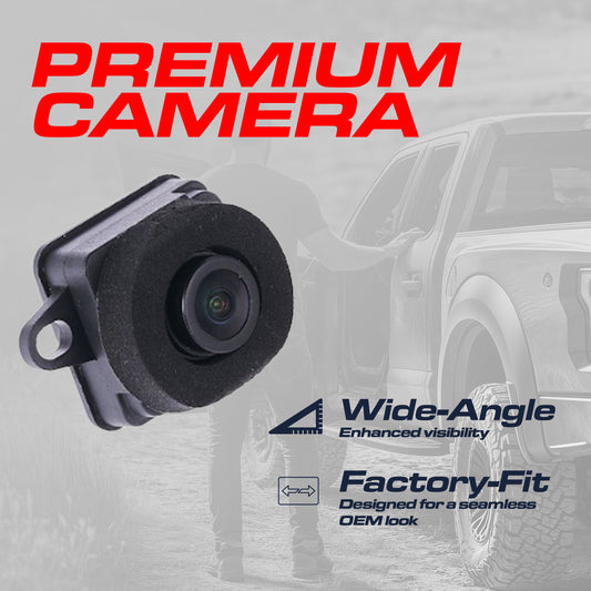 Chrysler 200 OEM backup camera by Master Tailgaters with black housing and mounting tab on Tampa Home & Garden Store
