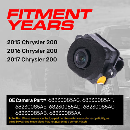 OEM replacement backup camera for 2015–2017 Chrysler 200 by Master Tailgaters on Tampa Home & Garden Store