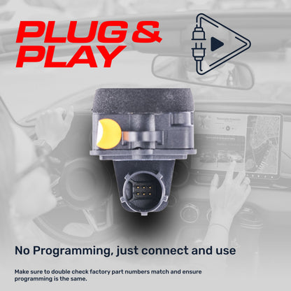 Chrysler 200 OEM backup camera by Master Tailgaters plug & play with connector visible on Tampa Home & Garden Store